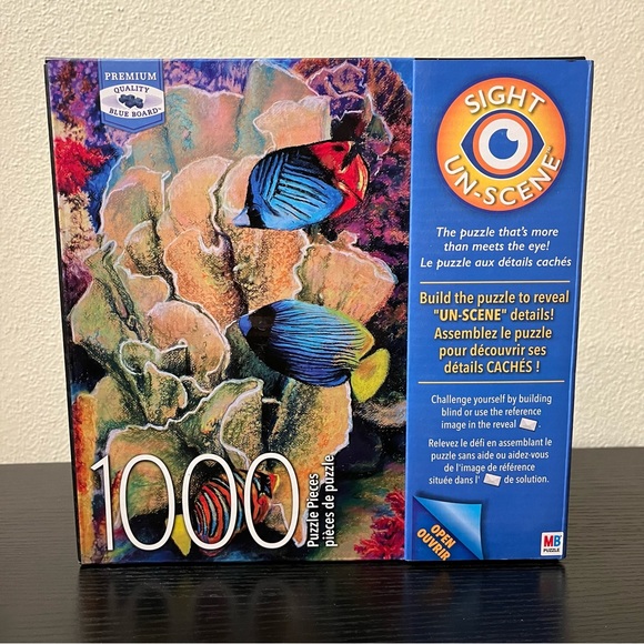 MB Puzzle 1000 Piece Jigsaw Puzzle Under The Sea - Picture 2 of 9